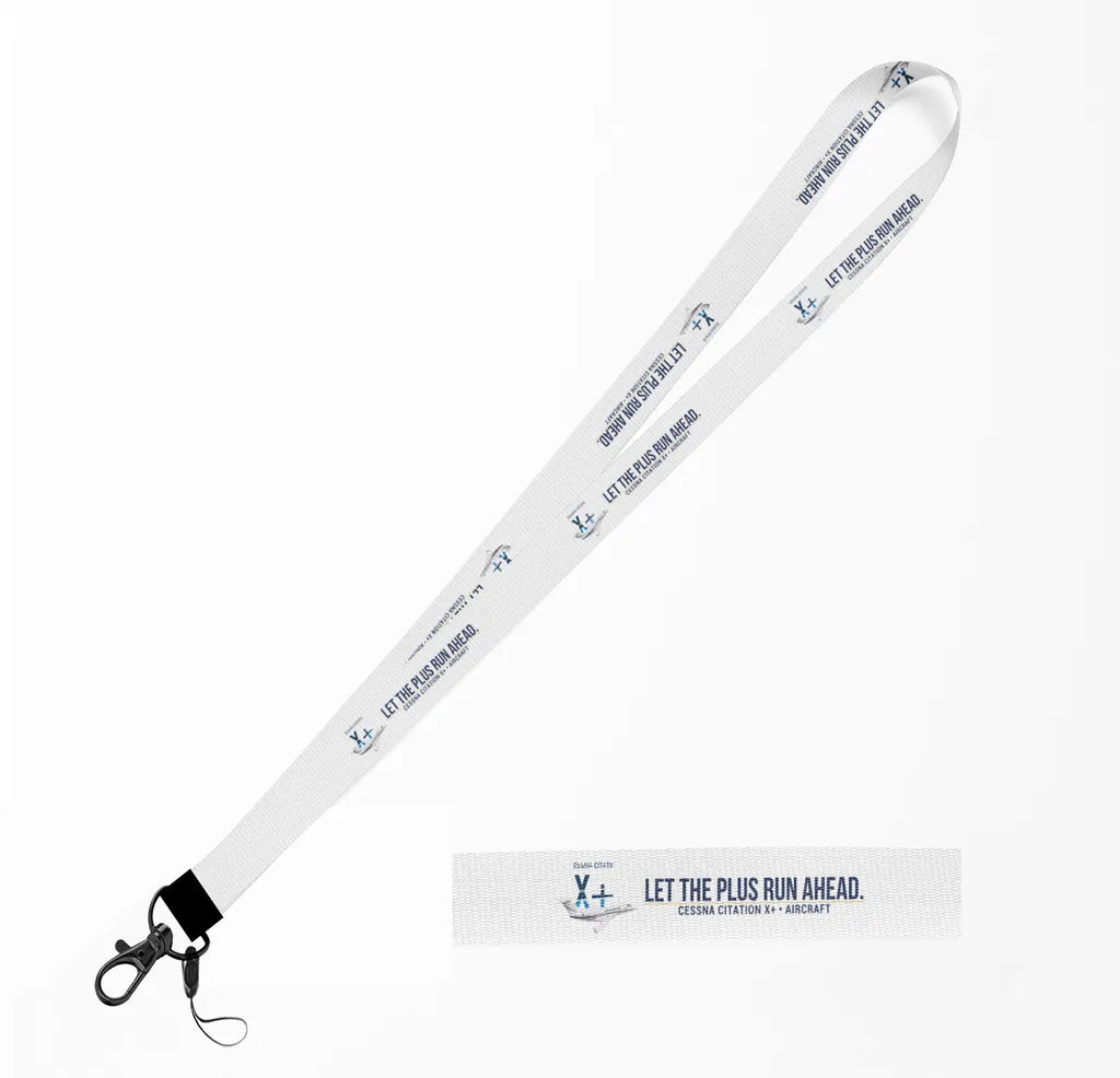 Cessna Citation X+ lanyard - white