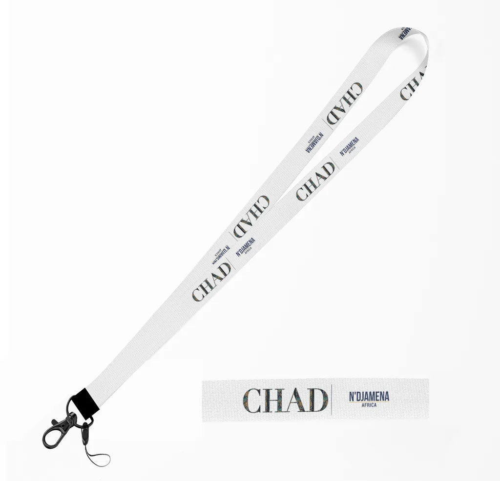 Chad Country Series lanyard - white