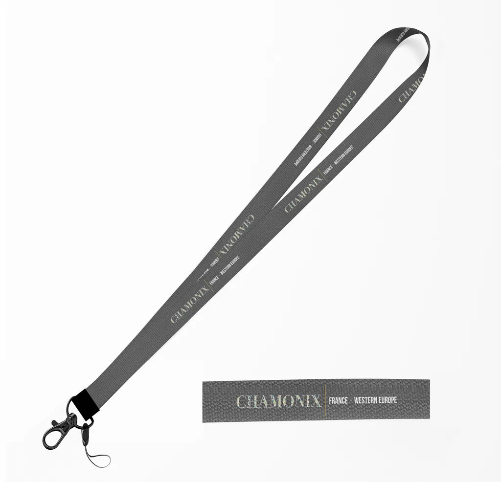 Chamonix City Series lanyard - gray