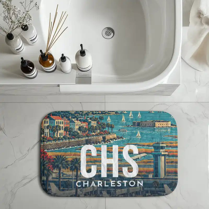 Charleston International Airport (CHS) bath mat