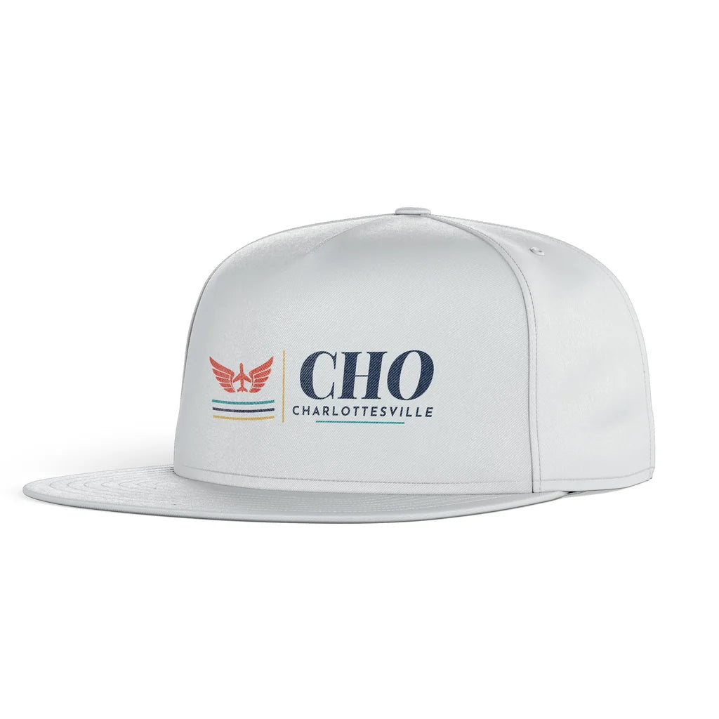 Charlottesville–Albemarle Airport (CHO) snapback - white