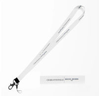 Thumbnail for Charlottesville City Series lanyard - white