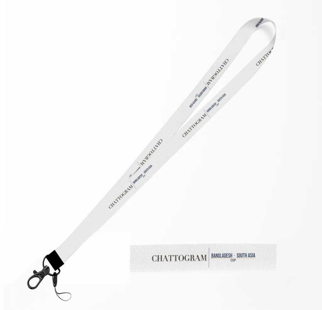 Chattogram City Series lanyard - white