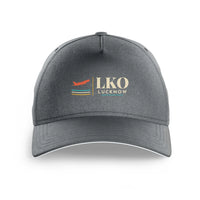 Thumbnail for Chaudhary Charan Singh International Airport (LKO) printed hat - gray