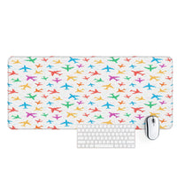 Thumbnail for Cheerful Seamless Airplanes Designed Desk Mats