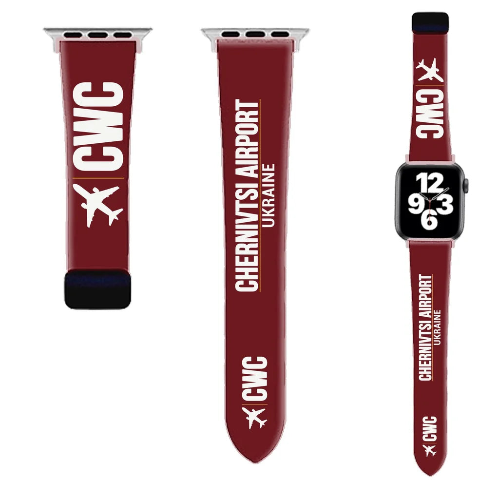 WBV6 | Chernivtsi International Airport CWC | Dark Red (Magnetic Band)