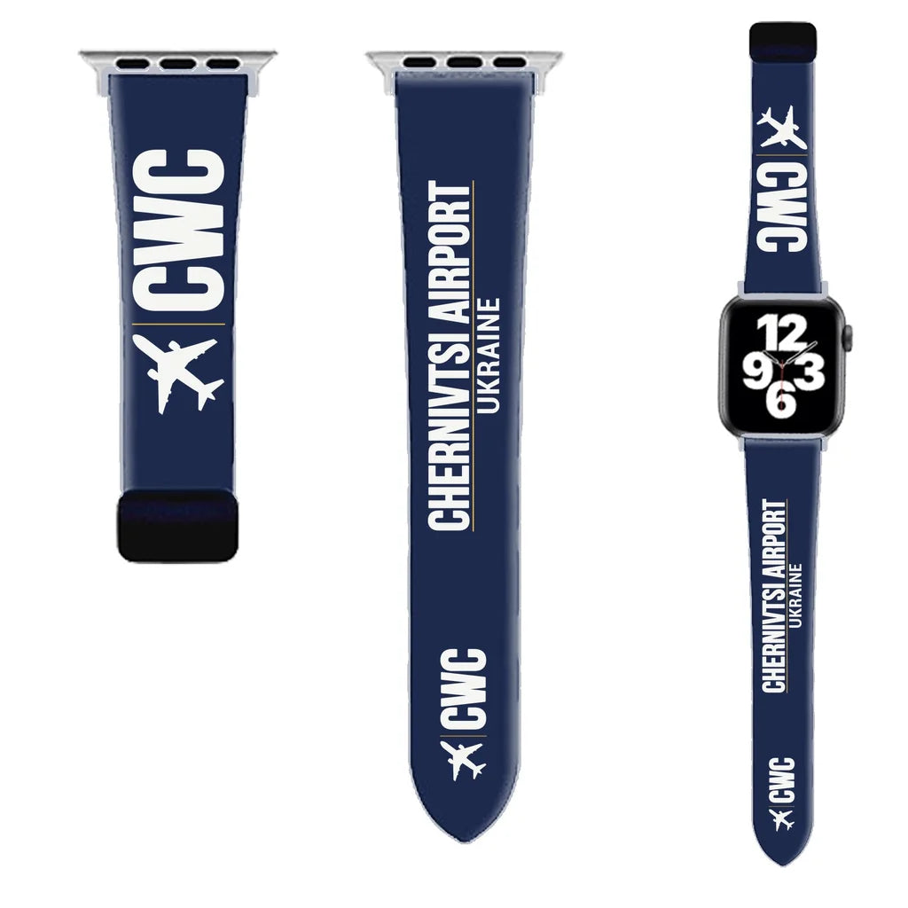 WBV6 | Chernivtsi International Airport CWC | Navy Blue (Magnetic Band)