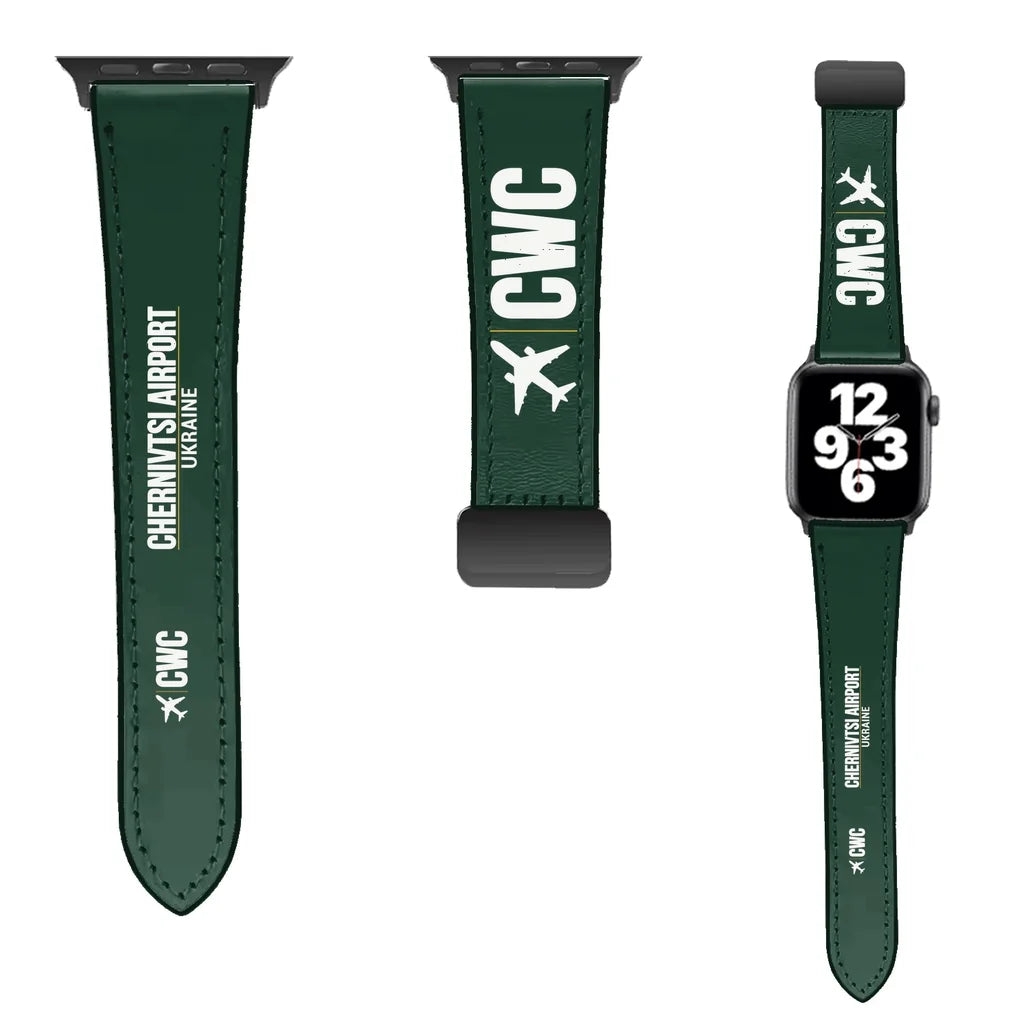 WBV6 | Chernivtsi International Airport CWC | Leather - Dark Green