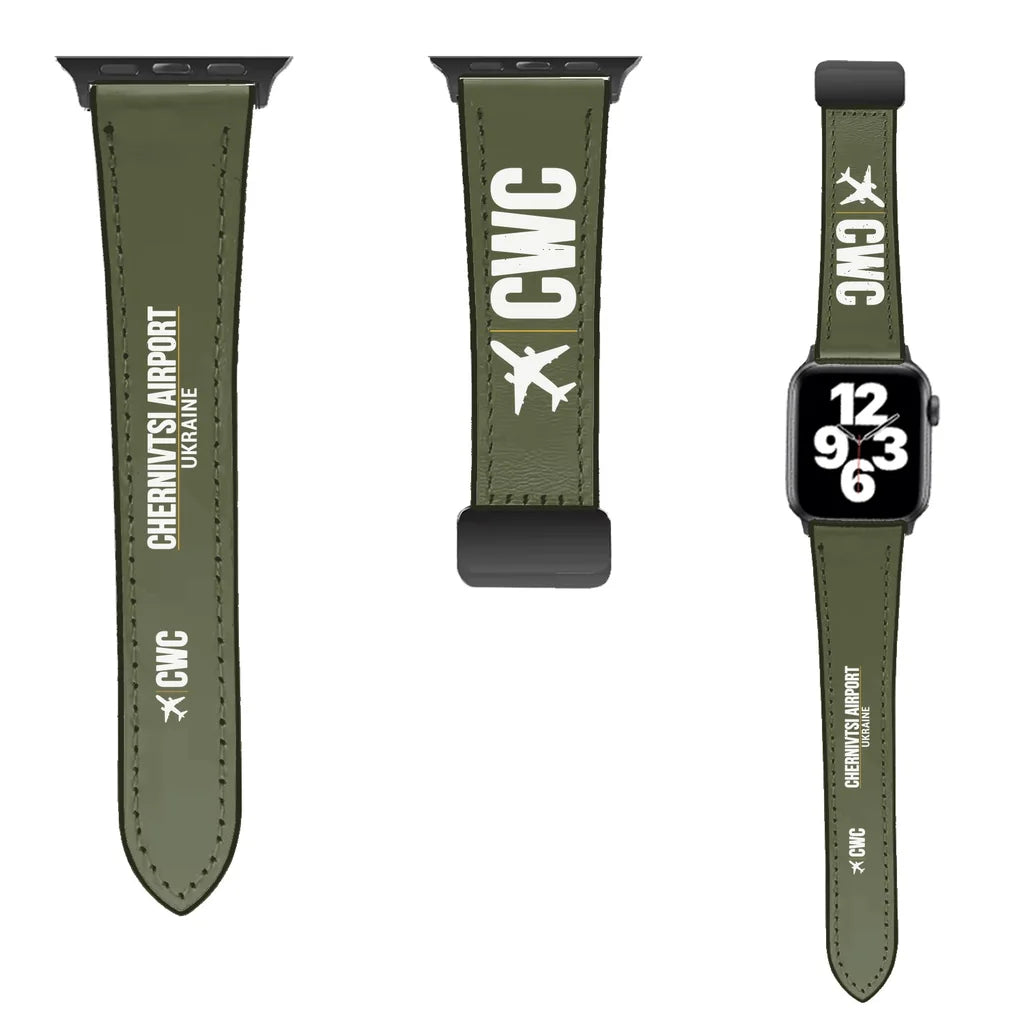 WBV6 | Chernivtsi International Airport CWC | Leather - Green Army