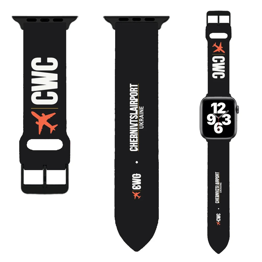 WBV6 | Chernivtsi International Airport CWC | Black (Metal Buckle)