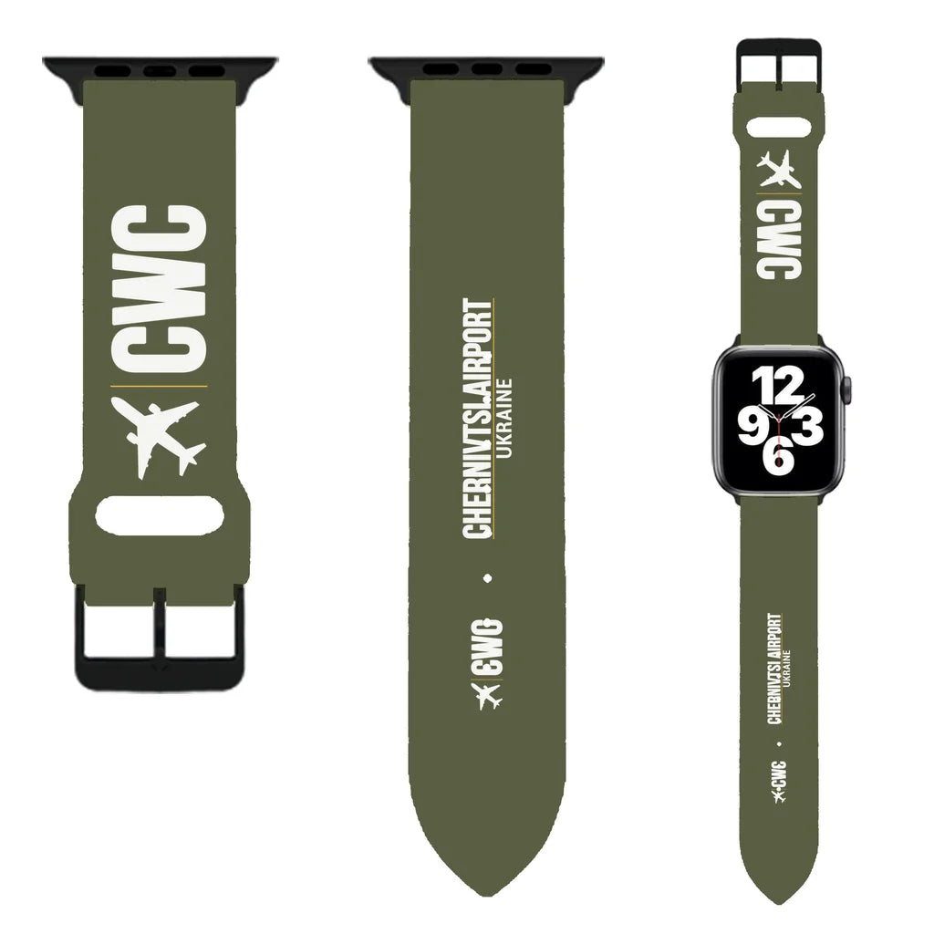 WBV6 | Chernivtsi International Airport CWC | Green Army (Metal Buckle)