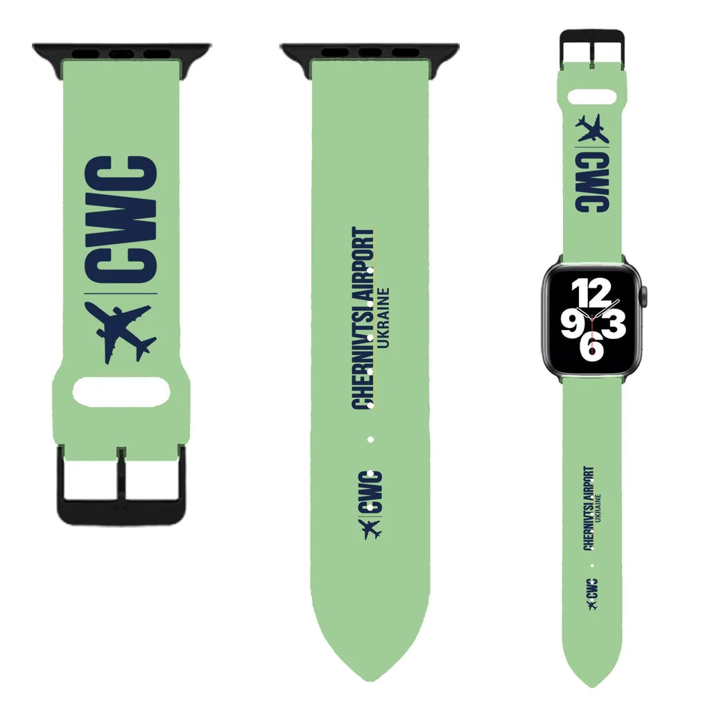 WBV6 | Chernivtsi International Airport CWC | Light Green (Metal Buckle)