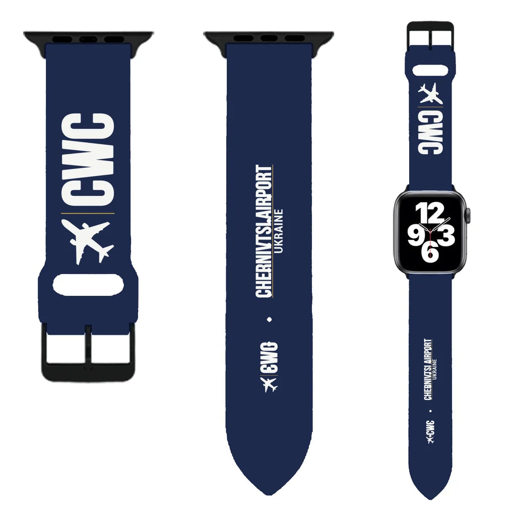 WBV6 | Chernivtsi International Airport CWC | Navy Blue (Metal Buckle)