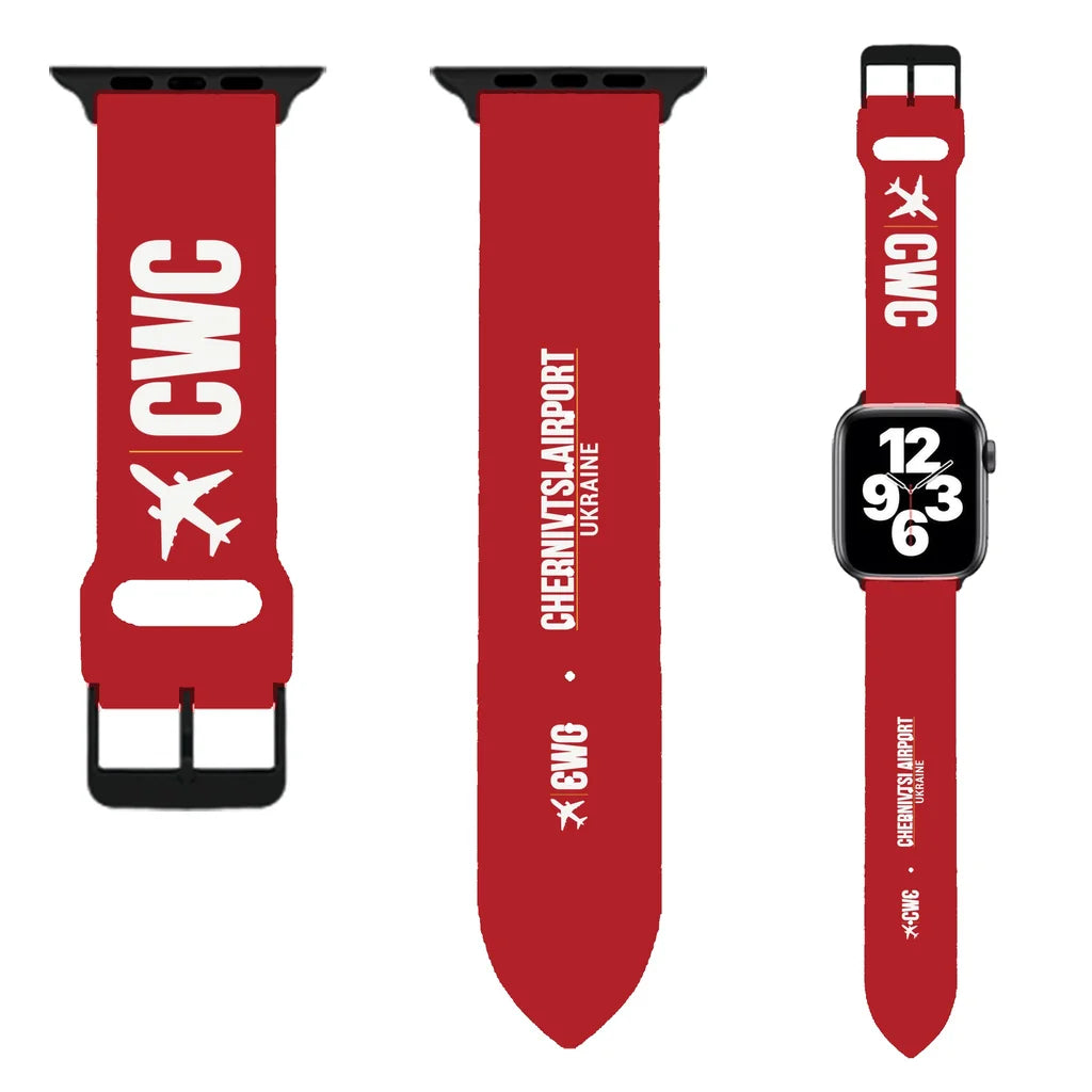 WBV6 | Chernivtsi International Airport CWC | Red (Metal Buckle)