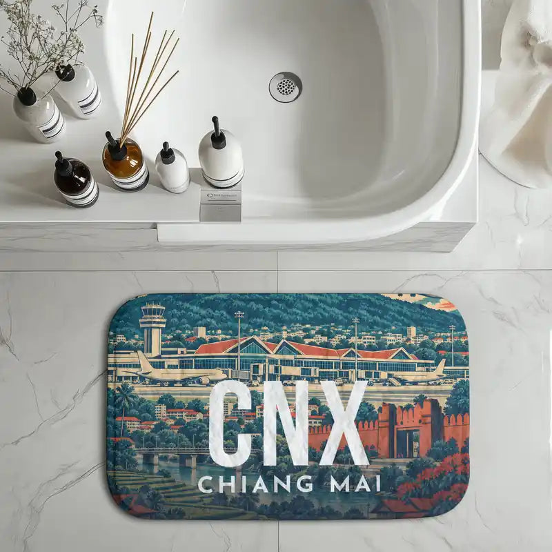 Chiang Mai International Airport (CNX) bath mat