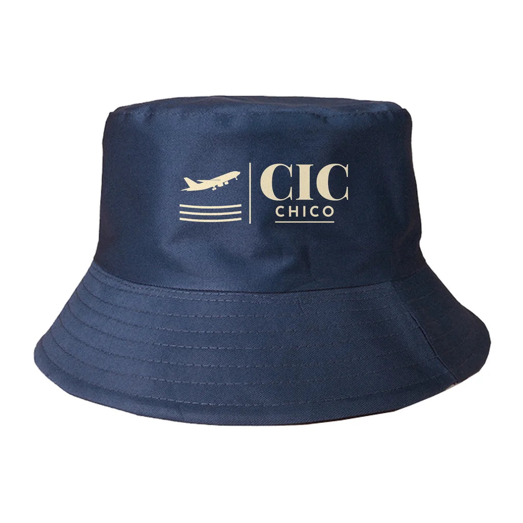 Chico Regional Airport (CIC) summer hat - dark blue