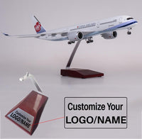 Thumbnail for Side view of China Airlines Airbus A350 Airplane Model (1/142 Scale) aviation LED model airplane in diecast metal with LED li.