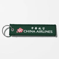 Thumbnail for China Airlines Crew & Staff Tag Key Chains - Dark Green