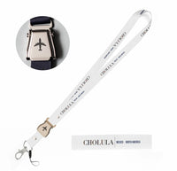 Thumbnail for Cholula City Series seat belt lanyard - white