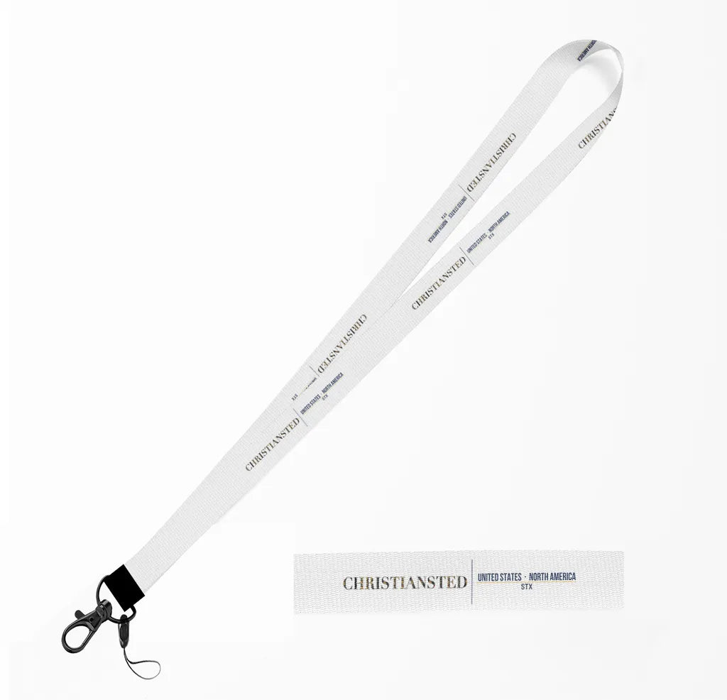 Christiansted City Series lanyard - white