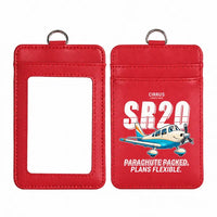 Thumbnail for Cirrus SR20 - Cartoon - ID Card Holder - Red