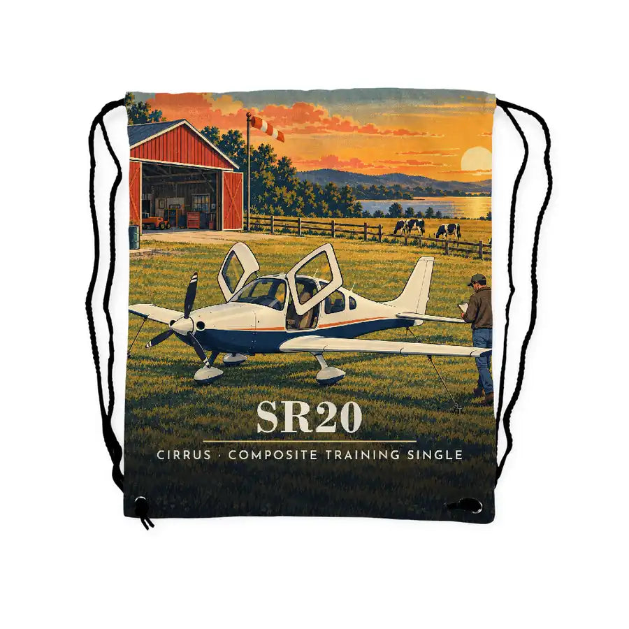 Cirrus SR20 - Drawstring Bag - 3D Scene