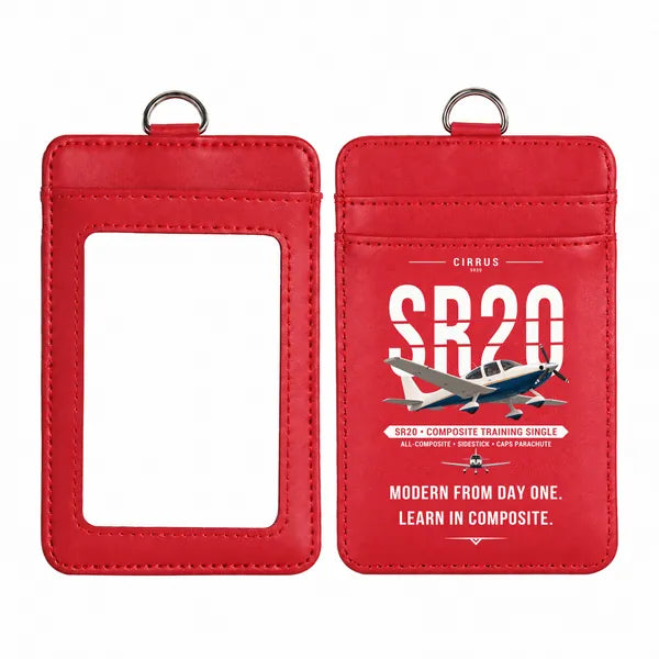 Cirrus SR20 - Original - ID Card Holder - Red