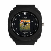 Thumbnail for Cirrus SR20 - Poster + Name - Rubber Strap - Black
