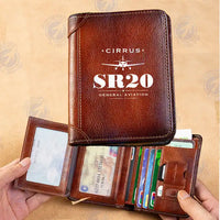 Thumbnail for Cirrus SR20 Leather Wallets - Printed Leather Wallet - Heritage