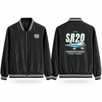 Thumbnail for Cirrus SR20 Stylish Jackets - Baseball Collar - Cartoon - Black