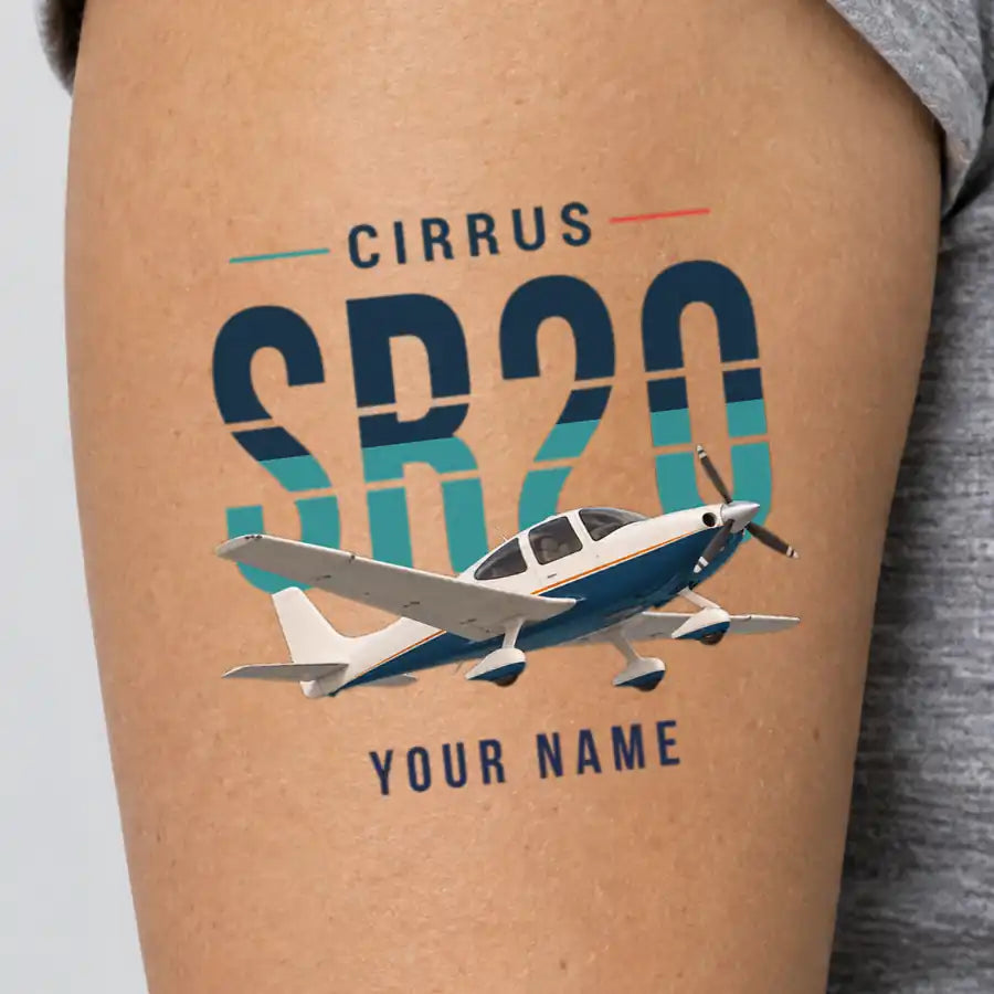 Cirrus SR20 - Tattoo - Original + Name
