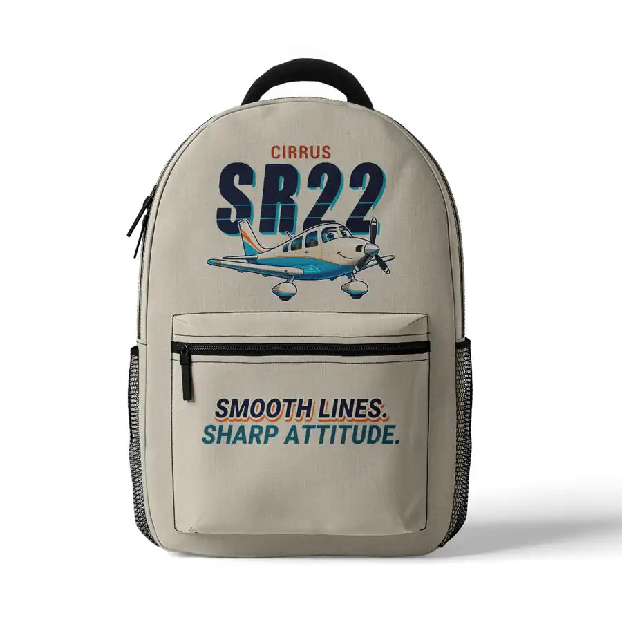 Cirrus SR22T - 3D Backpack - Cartoon - Beige