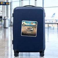 Thumbnail for Cirrus SR22T - 3D - Square Sticker - Suitcase