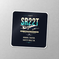 Thumbnail for Cirrus SR22T - Original - Square Sticker - Close-up