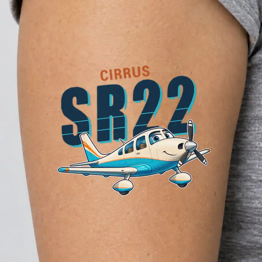 Cirrus SR22T - Tattoo - Cartoon