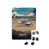 Thumbnail for Cirrus SR22T - Vertical + Text - Canvas Puzzle