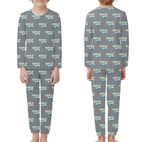 Thumbnail for Cirrus Vision Jet G2+ - Children Pajamas - Cartoon Pattern - Gray