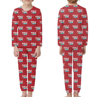 Thumbnail for Cirrus Vision Jet G2+ - Children Pajamas - Cartoon Pattern - Red