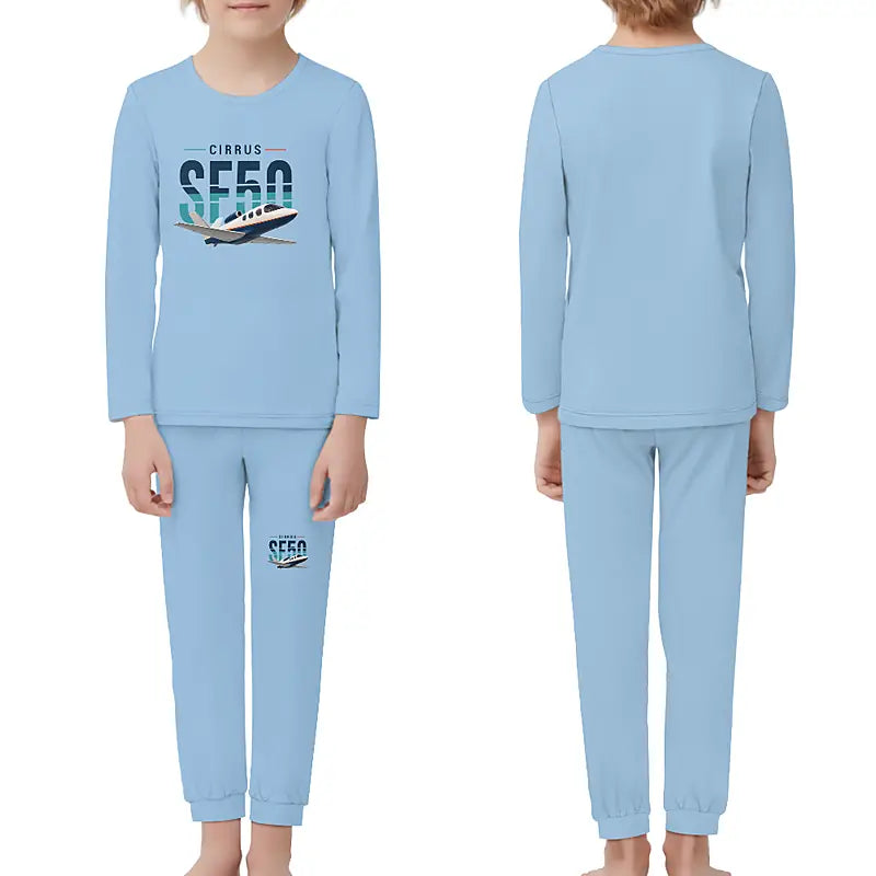 Cirrus Vision Jet G2+ - Children Pajamas - Original Chest - Light Blue