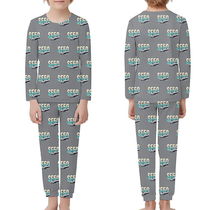 Cirrus Vision Jet G2+ - Children Pajamas - Original Pattern - Gray