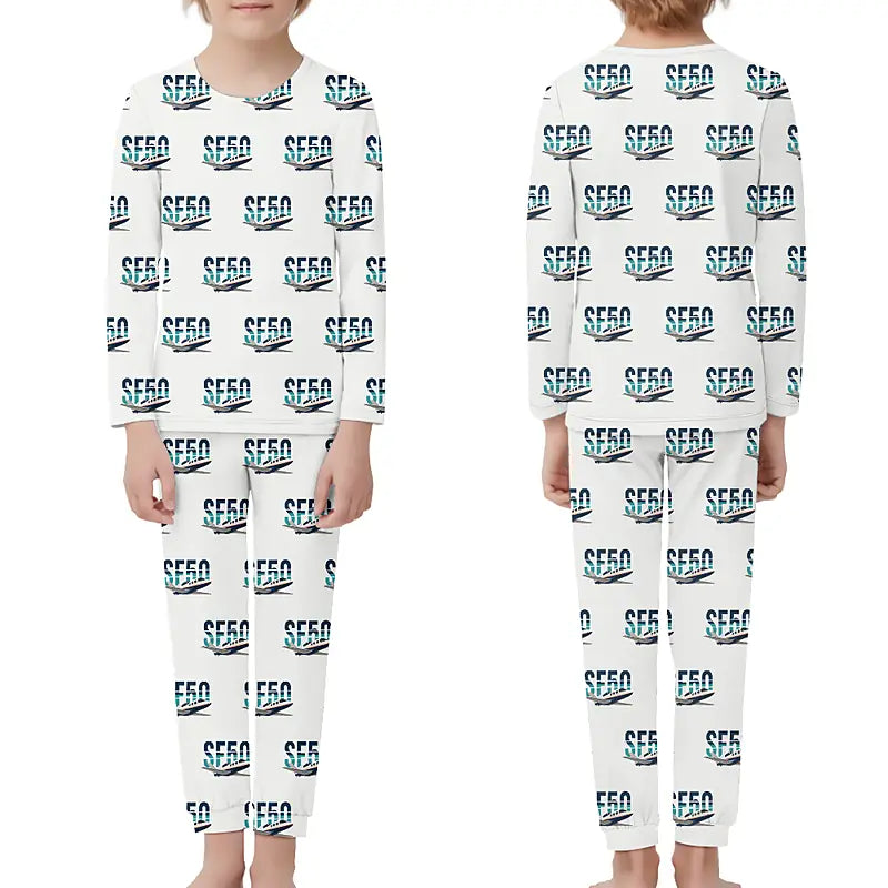 Cirrus Vision Jet G2+ - Children Pajamas - Original Pattern - White