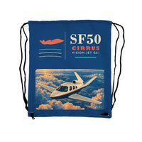Thumbnail for Cirrus Vision Jet G2+ - Drawstring Bag - Classic - Blue