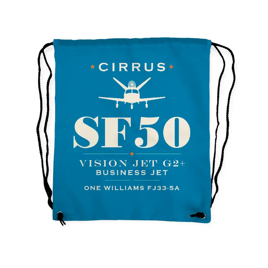 Cirrus Vision Jet G2+ - Drawstring Bag - Heritage - Light Blue