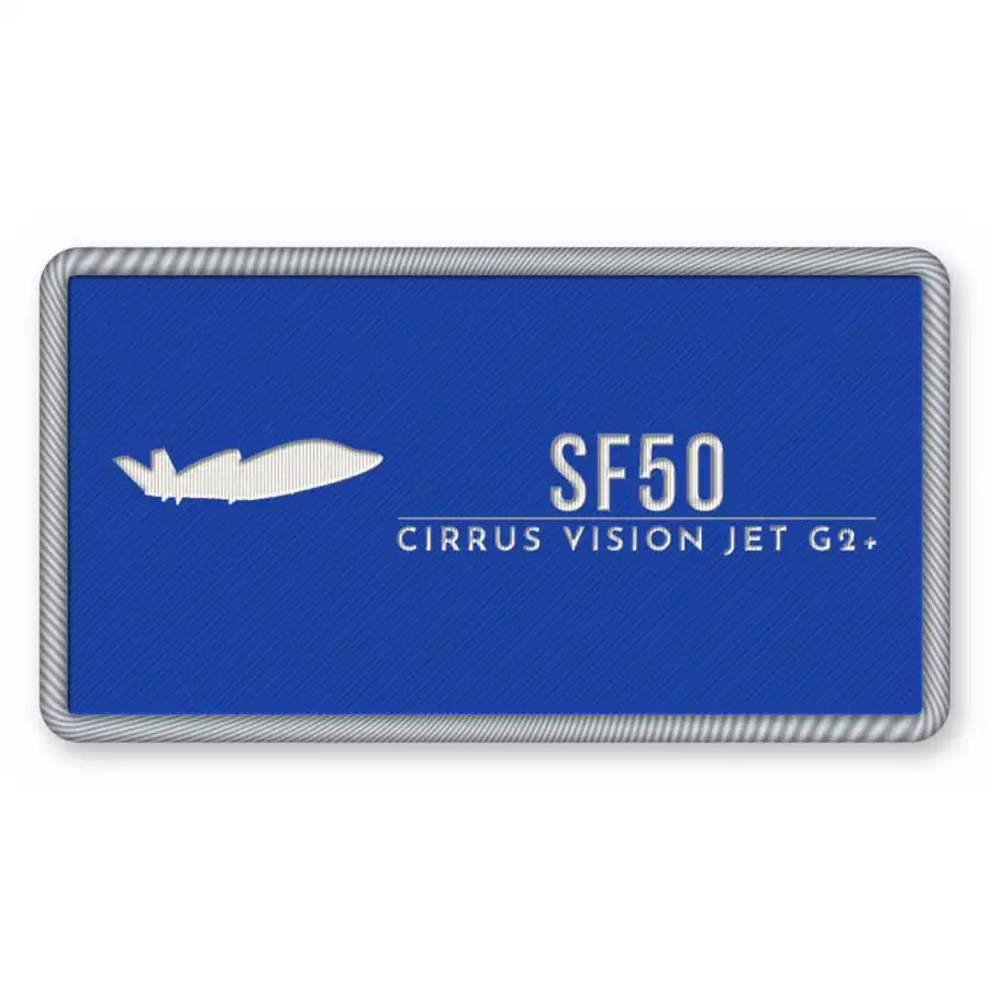 Cirrus Vision Jet G2+ Patches - Rectangle - Royal White