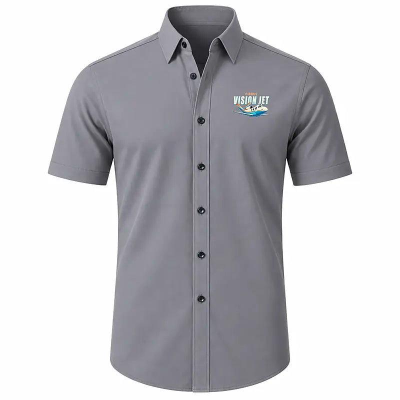 Cirrus Vision Jet G2+ - Short Sleeve Shirt - Cartoon - Gray