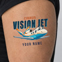 Thumbnail for Cirrus Vision Jet G2+ - Tattoo - Cartoon + Name - Man