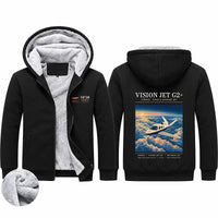 Thumbnail for Cirrus Vision Jet G2+ Zipped Sweatshirts - Poster - Black