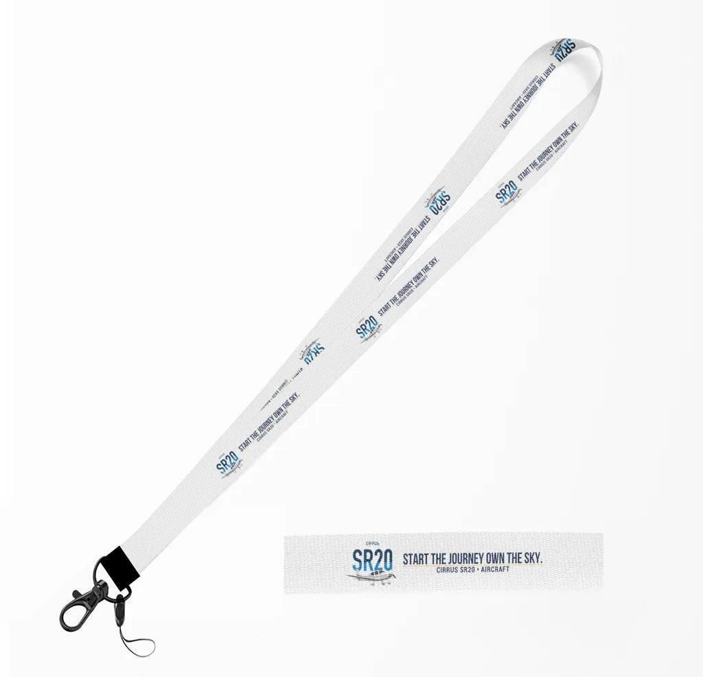 Cirrus SR20 lanyard - white