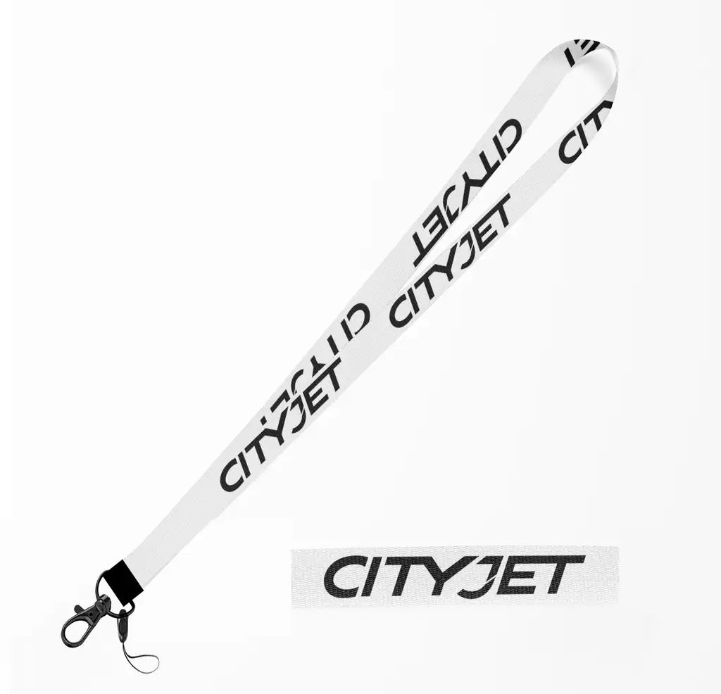 City Jet Airlines lanyard - white