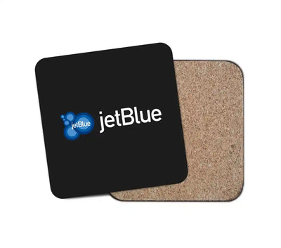 JetBlue Airways Airlines design on black 1 piece coaster